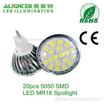 3w 5050 Smd Led Spotlight Mr16 12v 